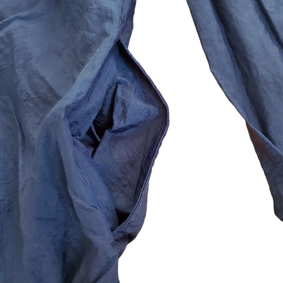 VTG Men Large Pro Spirit USA Embroidered Patch Pullover VNeck Windbreaker Jacket - Picture 5 of 6